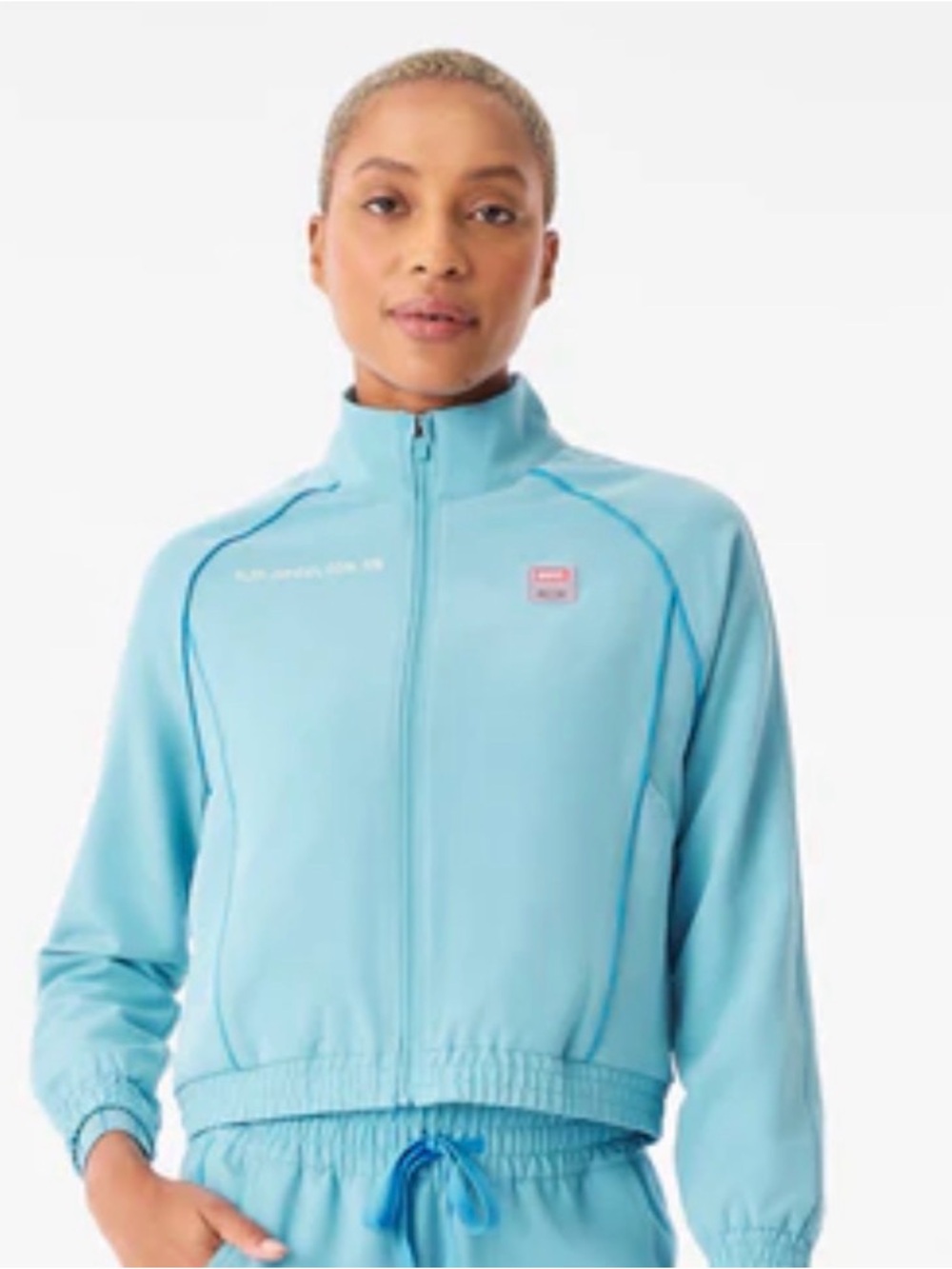 Mauritius Blue Spiderman Sydney cropped jacket - XS